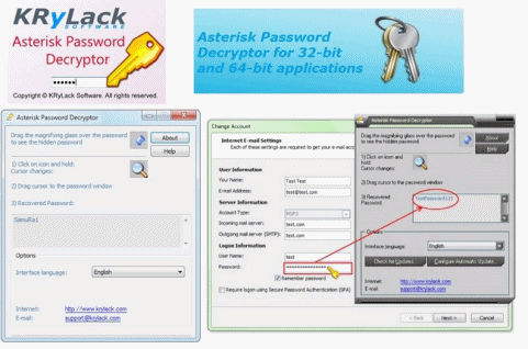asterisk password hack